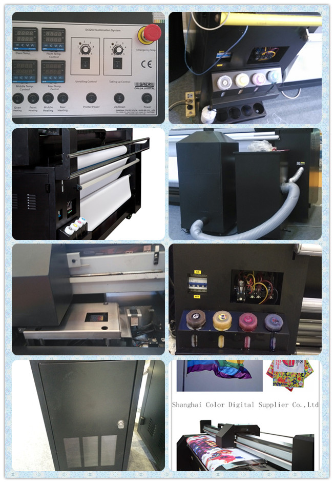 Roll To Roll Epson Sublimation Printer Mesin Digital Printing Dengan Print Head 3