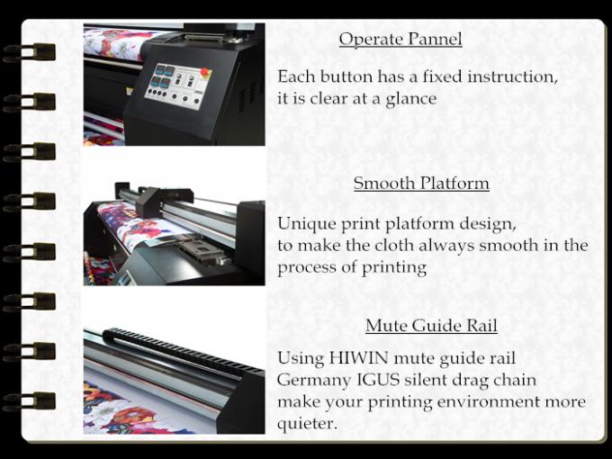 Roll To Roll Secara Langsung Mencetak Bahan Kain Katun Printer Dengan Tinta Pigmen 1