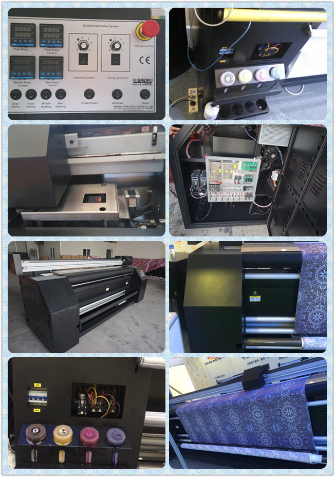 Kontrol Komputer Mesin Digital Printing Fabric Flags Printers Printers Continous Ink Supply 1