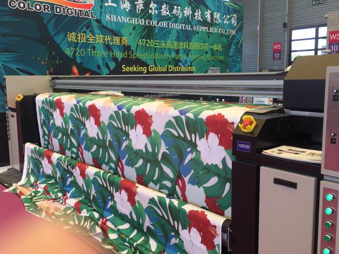 Rumah Tekstil Sublimasi Printing Fabric Digital Inkjet Mesin Roll To Roll 3