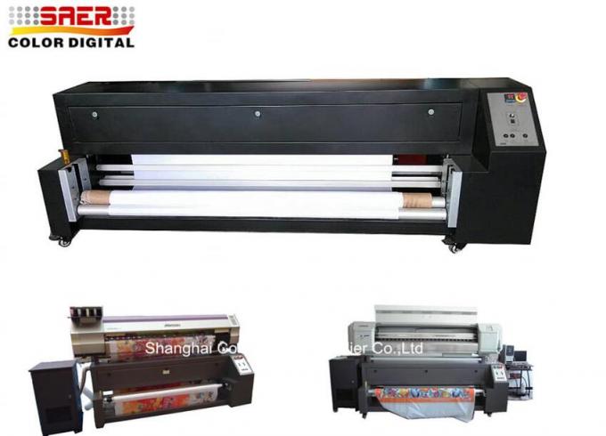 1800 DPI Tekstil Mesin Digital Printing Dye Sulimation Format Besar Printer 3