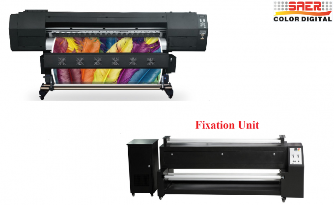 1800dpi Langsung Mesin Cetak Tekstil Dengan Pengering Printer Inframerah 7