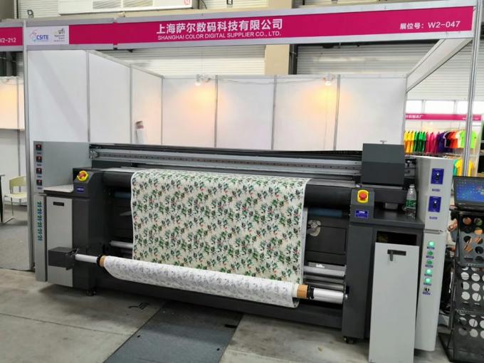 Rumah Tekstil Sublimasi Printing Fabric Digital Inkjet Mesin Roll To Roll 2