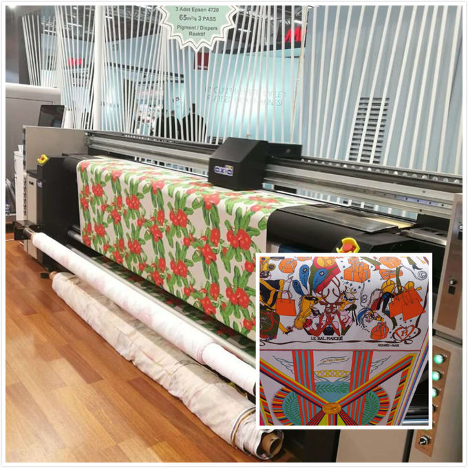 Mesin Pencetak Tekstil Kapas Inkjet 3200mm 45m2 / H 0