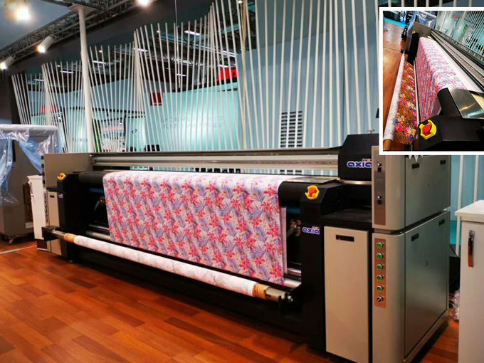 1800DPI 3.2m Digital Fabric Printers Flag Tekstil Printer 0