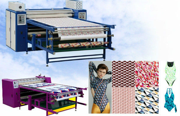 Sublimasi Printing Heat Transfer Machine Roller Style 1m Width Rotary Calander 0