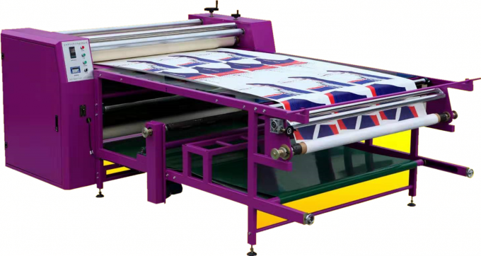 Mesin Kalender Tekstil Pencetakan Transfer 1600mm Rotary 1