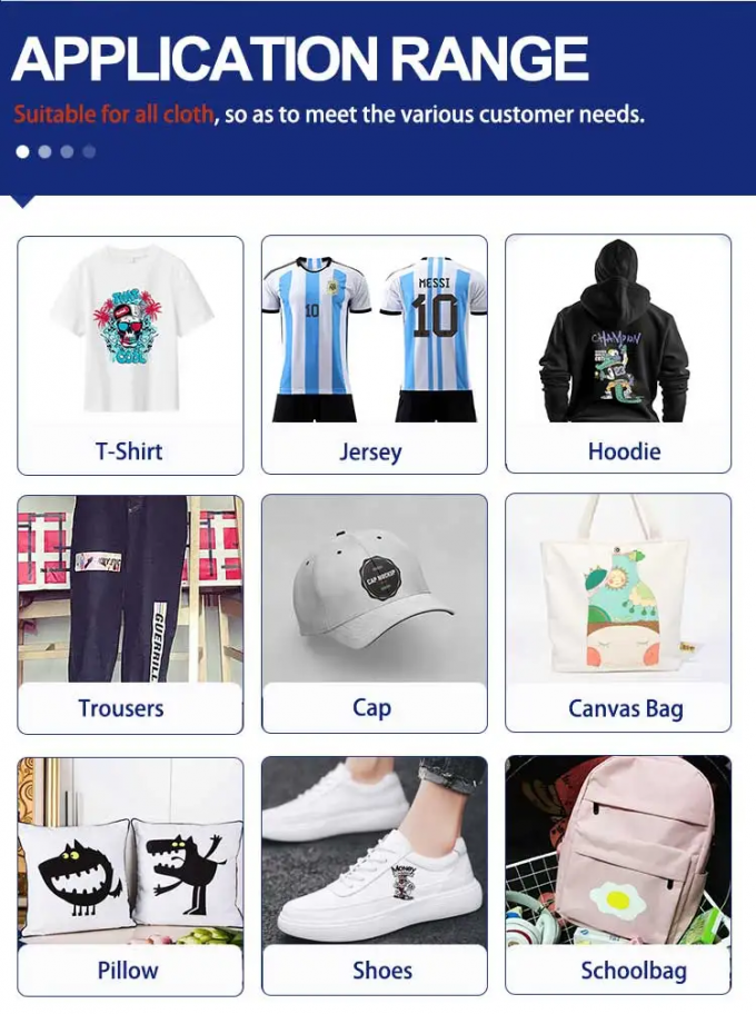 Mesin Pencetakan T-shirt Inkjet Digital 60cm Transfer Panas PET Film DTF Printer 0