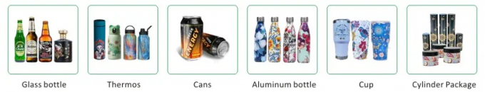 Mesin UV untuk botol silinder dan kerucut Cup UV Inkjet Printer 0