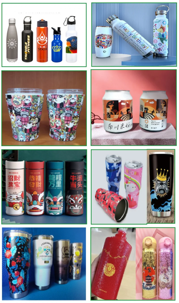 Mesin UV untuk botol silinder dan kerucut Cup UV Inkjet Printer 1