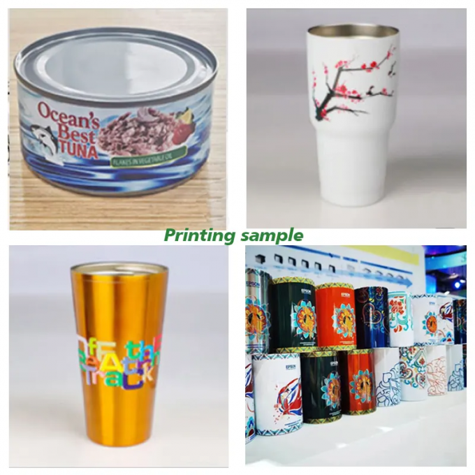 High Speed 360 Round Printer Digital UV Botol Printer / Silinder UV Printer 0