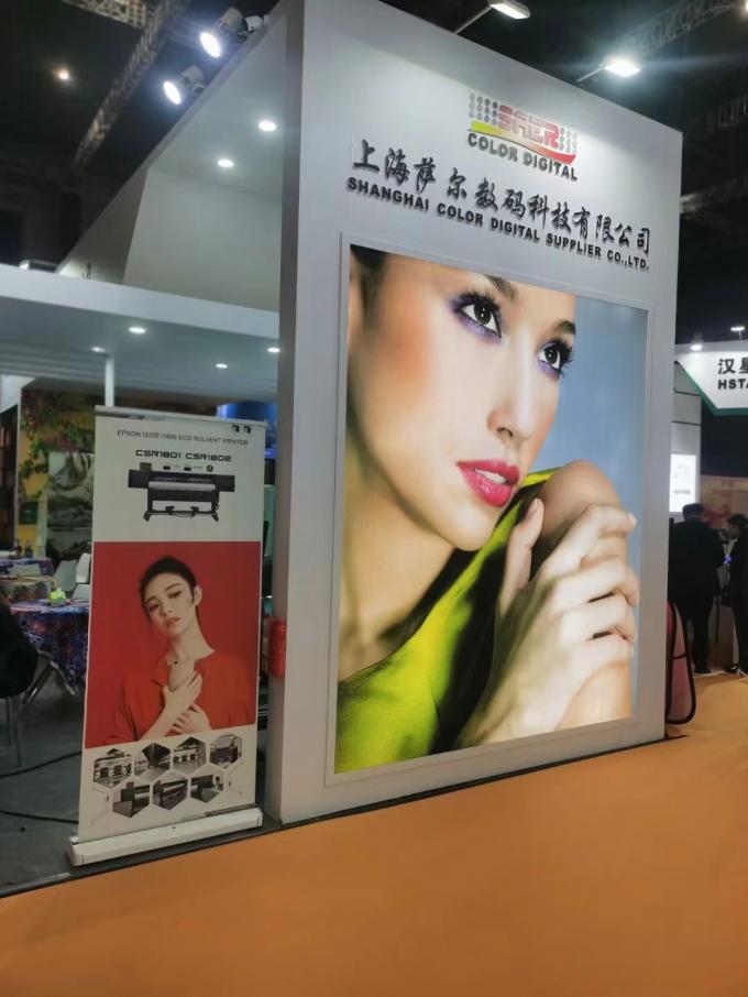 Printer larutan eko format besar untuk Flex Banner printer mesin pencetakan spanduk 1