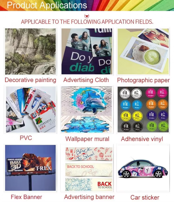 Ukuran besar Plotter Roll to Roll & Flatbed UV Hybrid Printer Plates and Banners Printing Table 1.8m UV Hybrid Printer 4