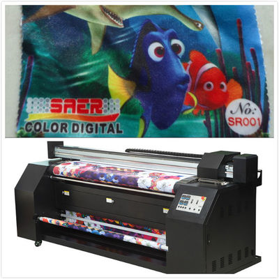 5.5KW Mesin Digital Printing Fabric Untuk Fabric Sublimation Printing Banner Outdoor