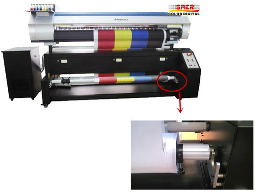 Sublimasi Waterbased Ink Polyeste Mesin Cetak Banner Dengan 1440 Nozel