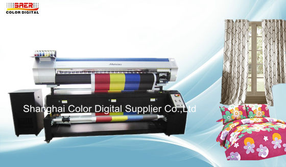 Dual Four Color Digital Printer Kain Mesin Cetak Cmyk Dengan Epson Head