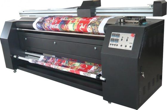 Roll To Roll Digital Printing Tekstil / Dye Sublimasi Printer Untuk Kain Linen