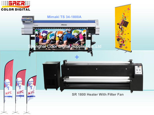 Printer Tekstil Mimaki Dengan Kepala Epson Bersama Dengan Pemanas Sublimasi