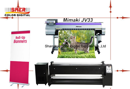 1440 DPI Printer Format Besar Mimaki JV33 Digital Tekstil Dengan Kecepatan Tinggi
