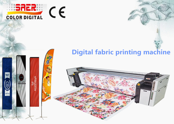 Mesin Pencetakan Sublimasi Tekstil Multicolor Dual CMYK / Printer Kain Tenda