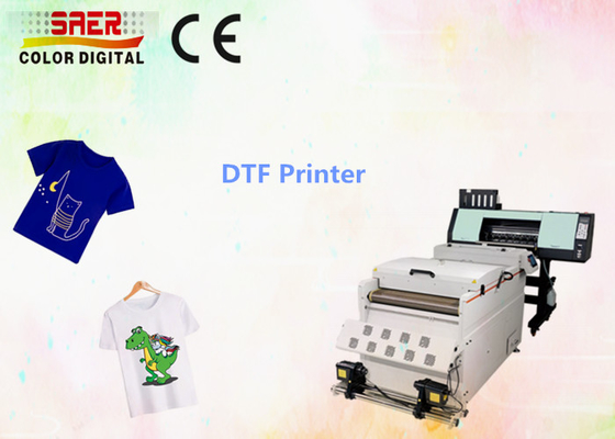 Printer Transfer Panas DTF Berkecepatan Tinggi Dengan Mesin Shaking Powder