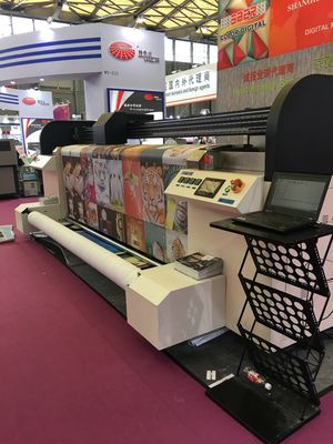 Printer Kain Multicolor Format Besar Dengan Print Head Industri