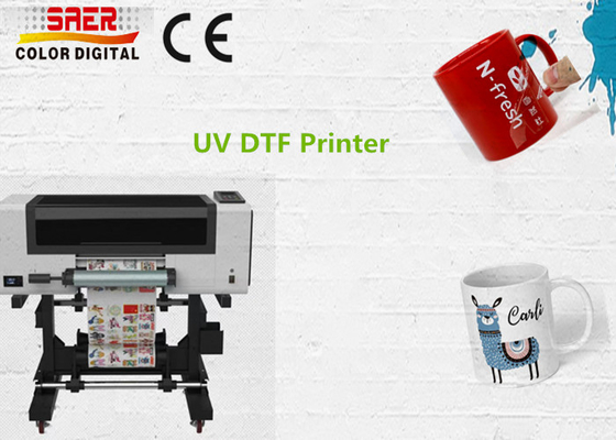UV DTF Printer Roll To Roll Cup Wrap Sticker Printer Mesin Pencetak Untuk Bisnis Kecil