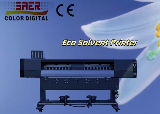 Wide Format Outdoor Advertising dan Indoor Banner Car Sticker Eco Solvent Mesin