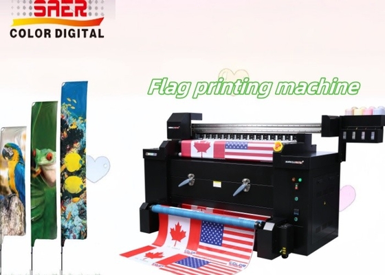 Bendera promosi bisnis iklan mesin percetakan tekstil flexographic