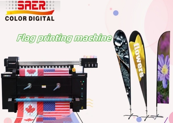 Mesin Pencetakan Tekstil Digital Nylon Kain Printer Inkjet Sublimation Dye Printer Bendera Polyester