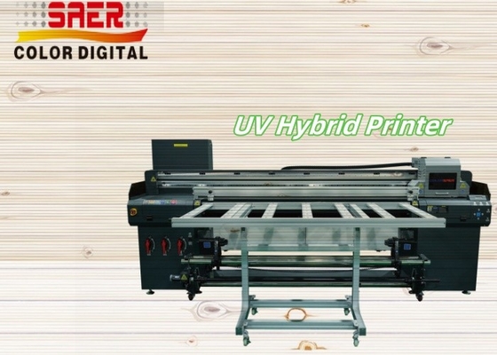 Professional Hybrid UV Printers Roll To Roll & Flatbed UV Printer