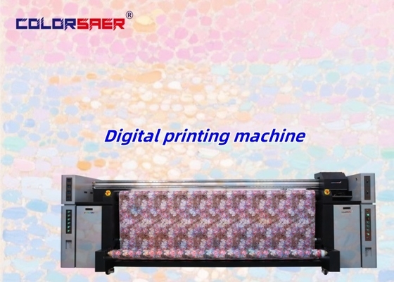 3.2m I3200 Printheads Digital Sublimation Printer dengan Heater All-in-one Tekstil Printing System Pabrik Jual Langsung