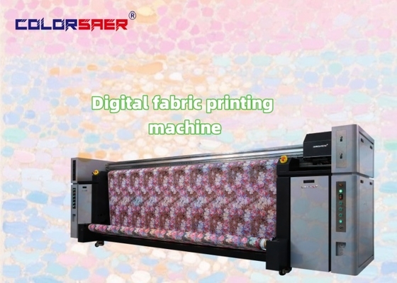 SAER 3,2m Digital Fabric Printer dengan 8 Kepala Epson CMYK
