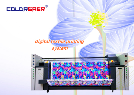 2.2m Printer Tekstil Digital Otomatis untuk Katun Sutra 2200mm