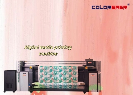Mesin Pencetakan Kain Digital SAER 2200mm 3 Kepala Sublimasi