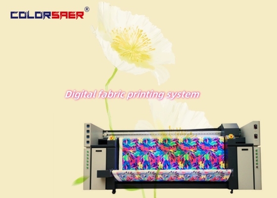 Mesin Cetak Kain Poliester dan Katun 2.2M Langsung ke Kain Digital Tekstil Plotter Sublimasi