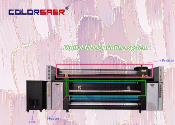 COLOR SAER Factory Whole Sale Direct Printing on Fabric Digital Textile Printing Machine