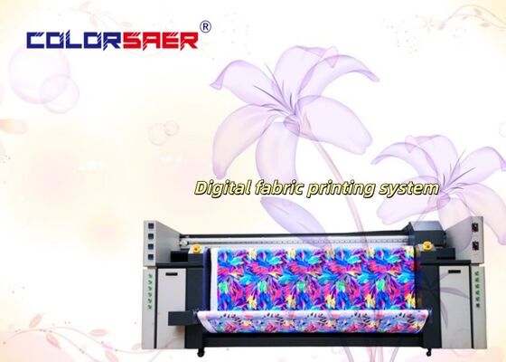 SAER Kontrol Kualitas Besar Printer Inkjet Format Besar Printer Sublimasi Pewarna Dengan Pemanasan Infrared Jauh All-in-one Plotter