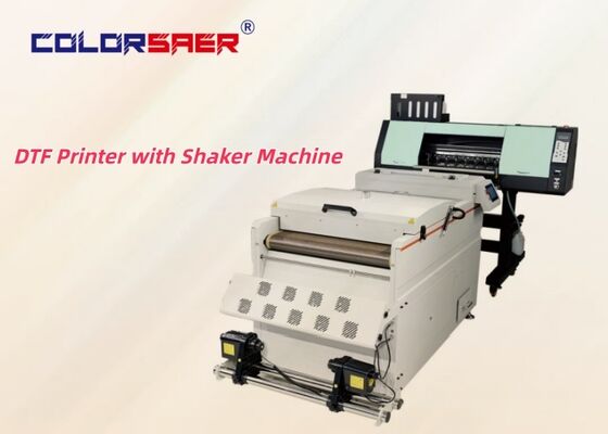 Printer DTF 60cm dengan Pemanasan Platform dan Sirkulasi Tinta Putih untuk Pencetakan Film PET