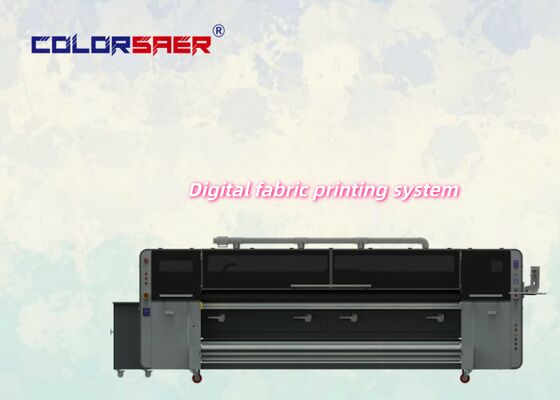 3.2m SAER COLOR Digital Direct to Fabric Sublimation Printer dengan I3200 4pcs & 8pcs Print Head Textile Plotter untuk Polyester & Kain Katun