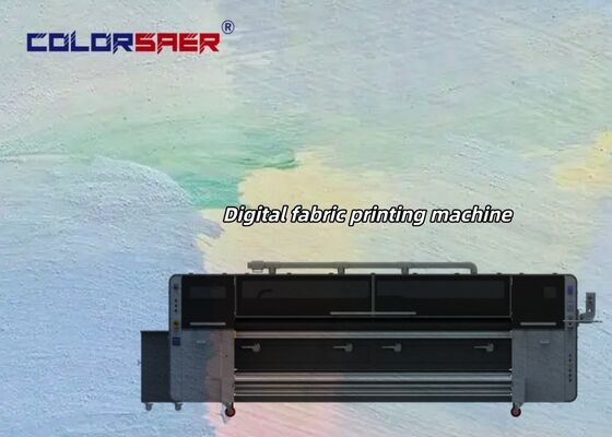 SAER Color 4 & 8 pcs I3200A1 Print Head 3,2m All-in-one Periklanan Mesin Pencetakan Bendera Digital Inkjet Berwarna Tinggi