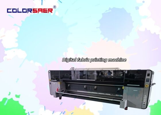 Printer Tekstil Format Lebar dengan Kepala Cetak 4pc & 8pcs Mesin Cetak Grafis Periklanan Dalam dan Luar Ruangan
