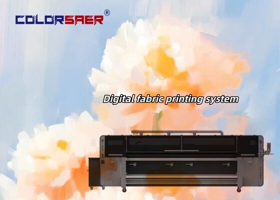 Harga pabrik sistem pencetakan kain digital premium roll to roll atau langsung keluar plotter tekstil dengan CMYK & CYMKGRBK