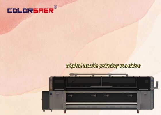 SAER Otomatis Efisiensi Tinggi Inkjet Tekstil Printing System Digital Fabric Plotter dengan Jaminan 12 Bulan