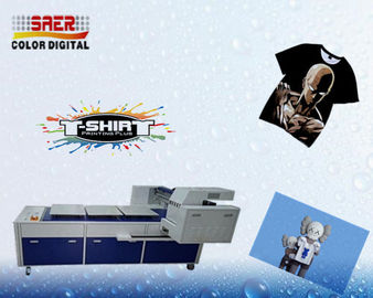Otomatis Ukuran A3 T Shirt Tinta Pigmen Printer Digital Dengan Pretreatment