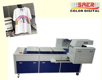Mesin Cetak Kaos Berkecepatan Tinggi / Printer Flatbed Digital Dengan 8 Ricoh Kepala