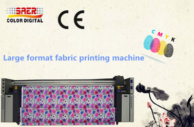 Pasokan Tinta Berkelanjutan Sublimasi Fabric Plotter Dual CMYK Warna Efisiensi Tinggi