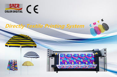 Roll To Roll Mesin Digital Printing Fabric / Sistem Pencetakan Tekstil Direclty