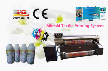 64 Inch Digital Mimaki Textile Printer Dengan Tinta Sublimasi / Pigmen