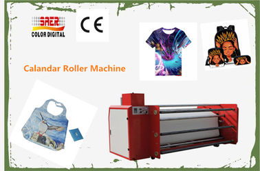 Mesin Multifungsi Digital Tekstil Kalender Roll To Roll Calander Panas Tekan Mesin